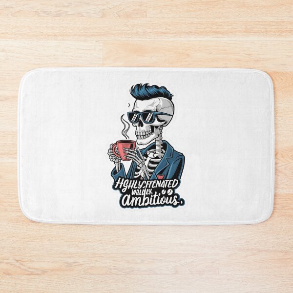 Item preview, HIGHLY CAFFEINATED WILDLY AMBITIOUS designed and sold by ScreamPrintSto.