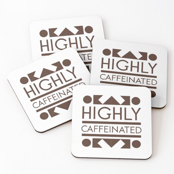 Item preview, HIGHLY CAFFEINATED WILDLY AMBITIOUS designed and sold by ScreamPrintSto.
