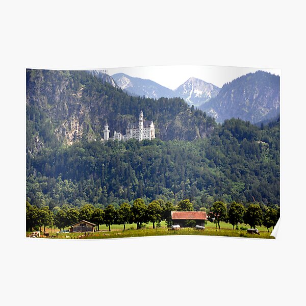 Castle Neuschwanstein - King Ludwig II - Bavaria Poster