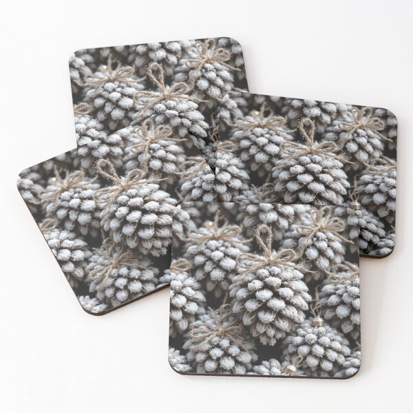 Item preview, Snow-Dusted Pine Cones Arrangement designed and sold by InezPhotography.