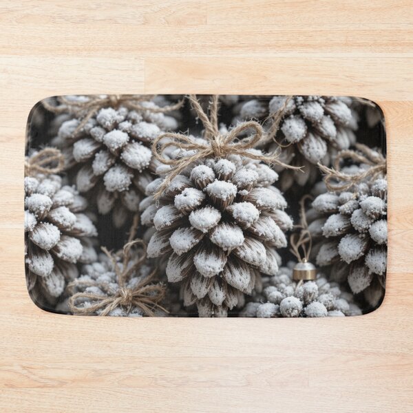 Item preview, Snow-Dusted Pine Cones Arrangement designed and sold by InezPhotography.