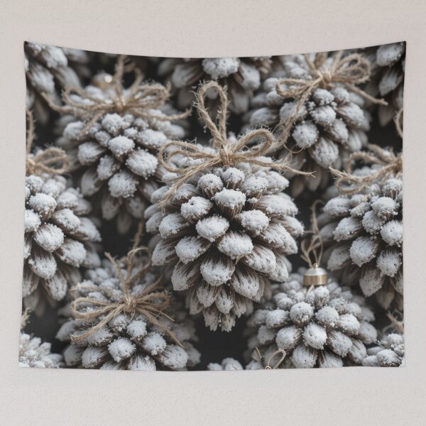 Item preview, Snow-Dusted Pine Cones Arrangement designed and sold by InezPhotography.