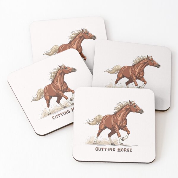 Item preview, Sorrel Cow Cutting Quarter Horse Sticker designed and sold by FestivityFinds.
