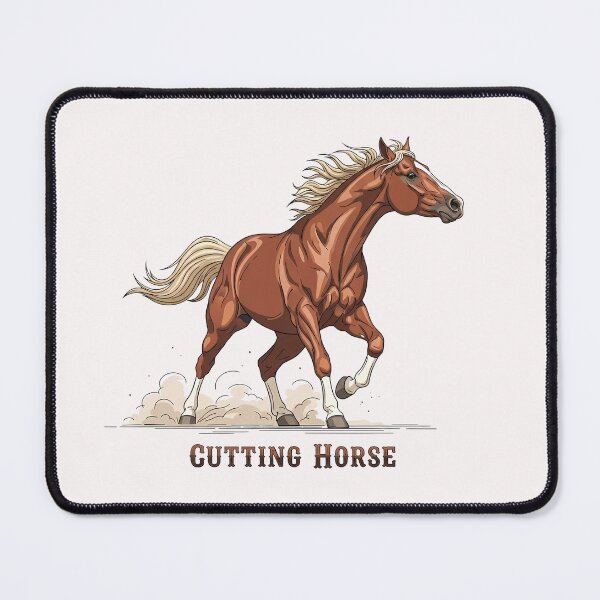 Item preview, Sorrel Cow Cutting Quarter Horse Sticker designed and sold by FestivityFinds.