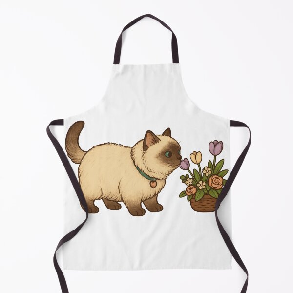 Item preview, Himalayan Cat with Flowers designed and sold by NettoShop.