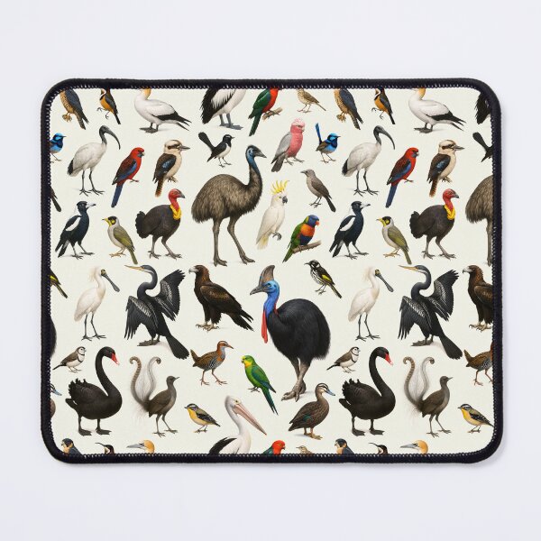 Item preview, Birds of Australia Retro Illustration Chart Scientific Art designed and sold by kakarikihill.