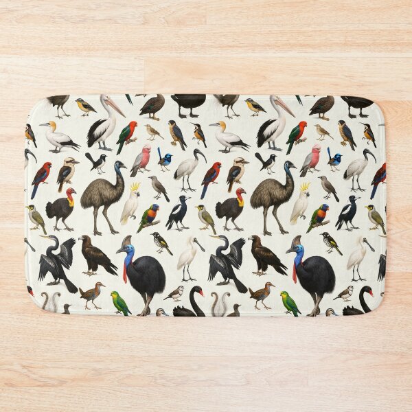 Item preview, Birds of Australia Retro Illustration Chart Scientific Art designed and sold by kakarikihill.