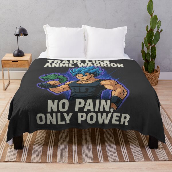 Item preview, Train Like an Anime Warrior – Motivational Gym T-Shirt designed and sold by Diwakar-Designs.
