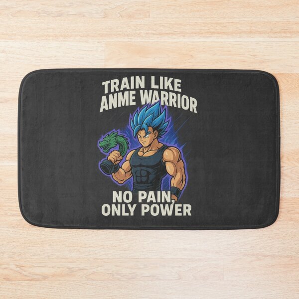 Item preview, Train Like an Anime Warrior – Motivational Gym T-Shirt designed and sold by Diwakar-Designs.