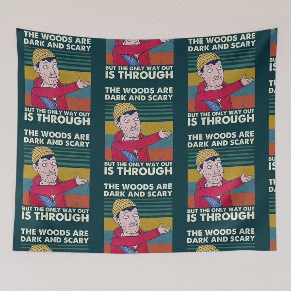 Artikelvorschau, Bojack Horseman Der Wald ist dunkel und unheimlich Vintage entworfen und verkauft von HandmadebyWolf.