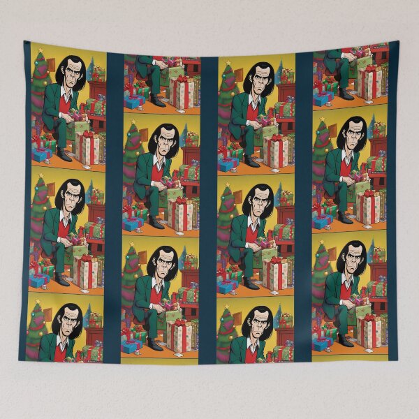 Item preview, Cartoon Nick Cave At Christmas Premium  designed and sold by wolfbridge57.