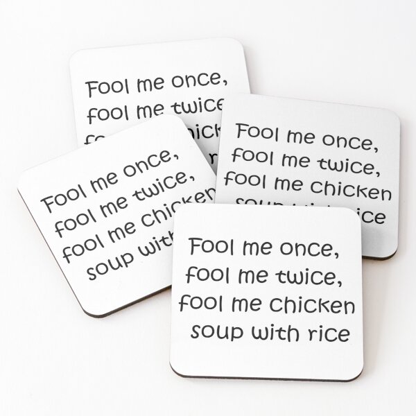 Item preview, fool me chicken soup with rice    designed and sold by HandmadebyWolf.