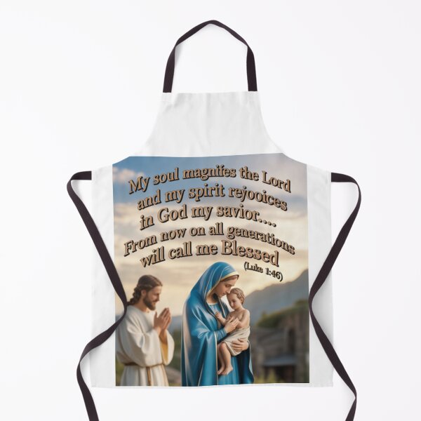Item preview, Virgin Mary’s Magnificat – St. Mary with Baby Jesus and Joseph (Luke 1:46) designed and sold by GogoVibes.