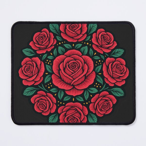 Item preview, Rose circle patter designed and sold by KingzWorld.