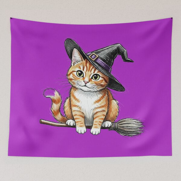 Item preview, Charming Witchy Cat designed and sold by All-Shopping.