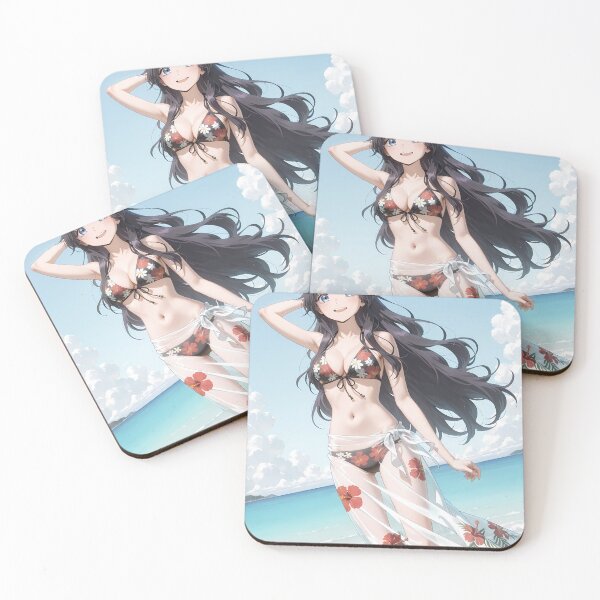 Item preview, Kaoruko Waguri Tropical Bikini Fragrant Flower Blooms Dignity Anime designed and sold by 108Recordings.