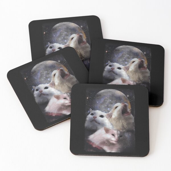 Item preview, Triple Thurston Moon Cats designed and sold by makeshkenval3.