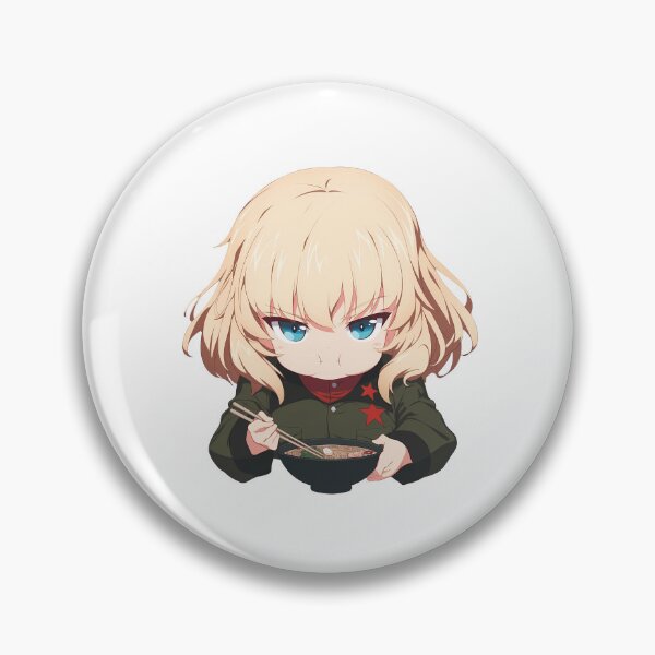 Item preview, Katyusha Girls und Panzer Anime Chibi Pouty Ramen Girl designed and sold by 108Recordings.