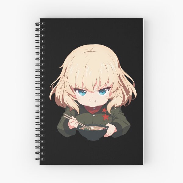 Item preview, Katyusha Girls und Panzer Anime Chibi Pouty Ramen Girl designed and sold by 108Recordings.