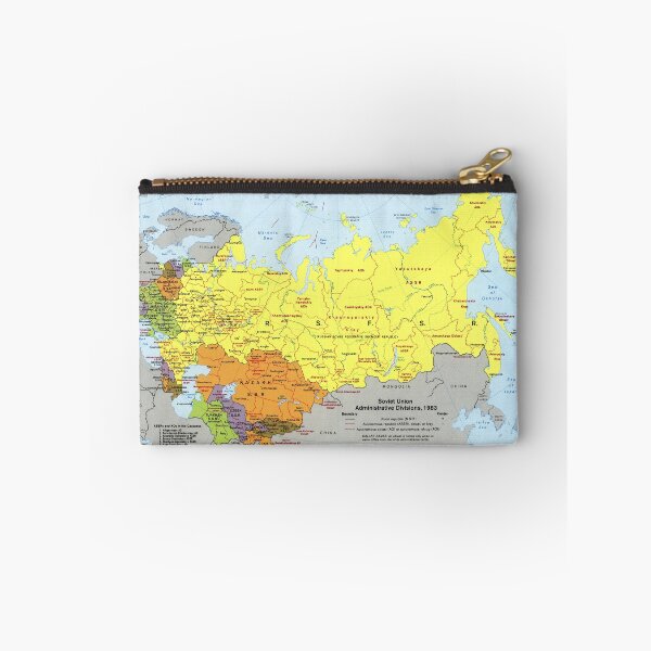 Item preview, Soviet Union Administrative Divisions Map (1983) designed and sold by allhistory.