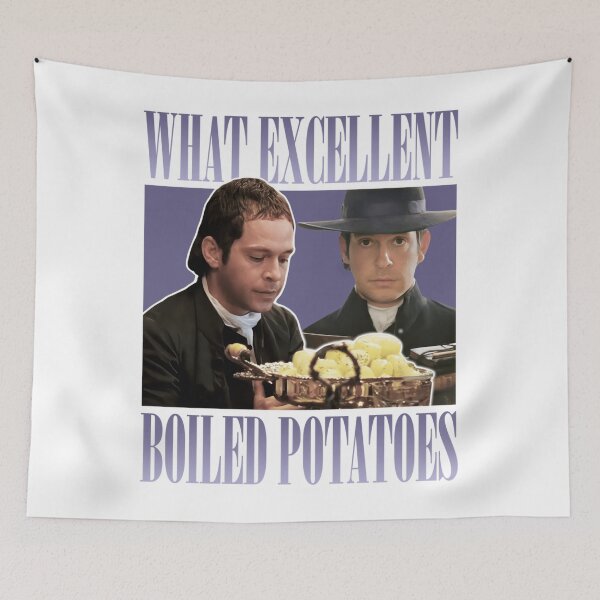 Item preview, Pride And Prejudice What Exellent Boiled Potatoes Meme designed and sold by Charloejohns.
