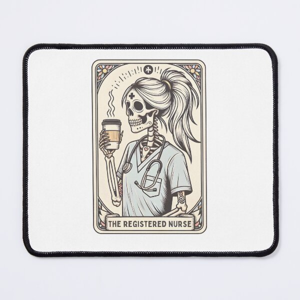 Item preview, The Registered Nurse Tarot Card designed and sold by GuyWithtPie.