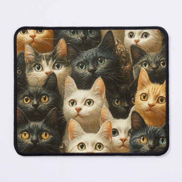 Item preview, Stereogram Cat Collage - Optical Illusion Art designed and sold by Myra365Art.