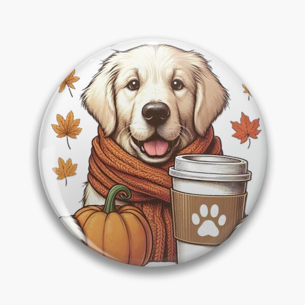 Item preview, Cozy Season Golden Retriever designed and sold by Karen Simon.