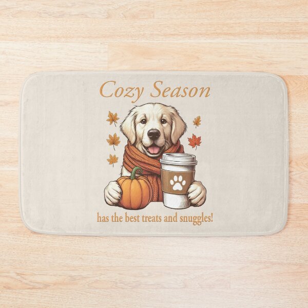 Item preview, Cozy Season Golden Retriever designed and sold by Karen Simon.