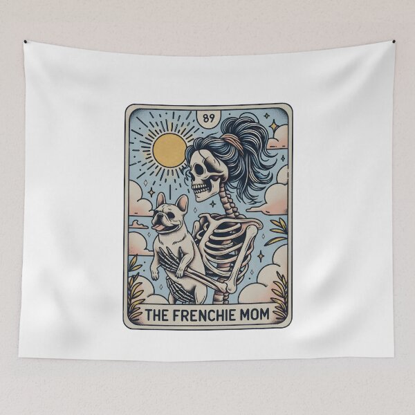 Item preview, The Frenchie Mom Tarot Card designed and sold by GuyWithtPie.
