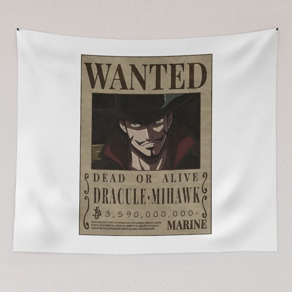 Item preview, Dracule Mihawk One Piece Taka No Me Bounty Poster Hawk Eyes designed and sold by Tianaang.