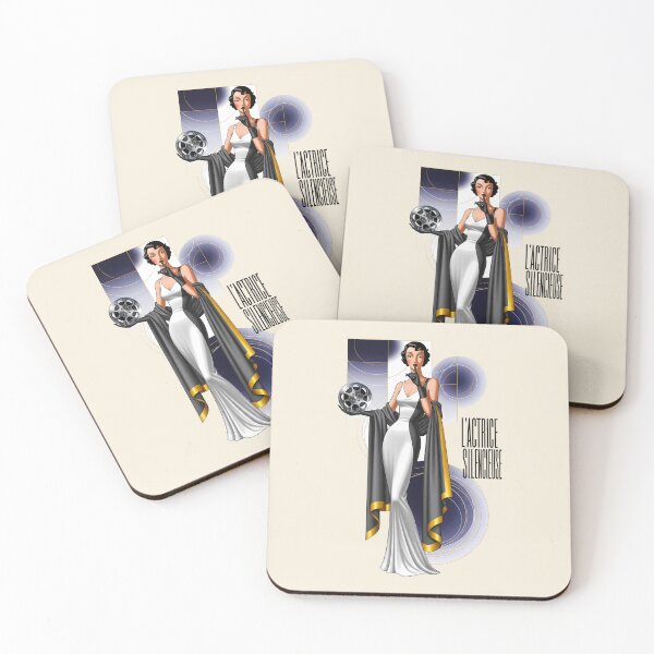 Item preview, After Erté - L'ACTRICE SILENCIEUSE (The Silent Actress) designed and sold by elektronen.