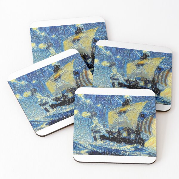 Item preview,  One Piece Going Merry  Flying Lamb Starry Night designed and sold by Tianaang.