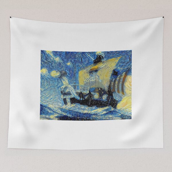 Item preview,  One Piece Going Merry  Flying Lamb Starry Night designed and sold by Tianaang.