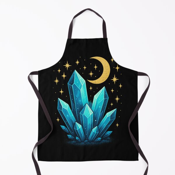 Item preview, “Moonlit Crystals – Mystical Energy Glow” designed and sold by DailyVibesCo.
