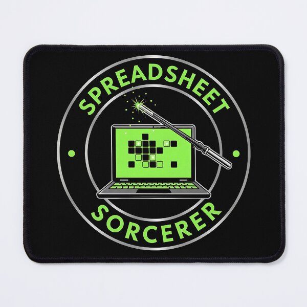 Item preview, Spreadsheet Sorcerer : Unleash Your Data Magic Classic T-Shirt designed and sold by FestivityFinds.