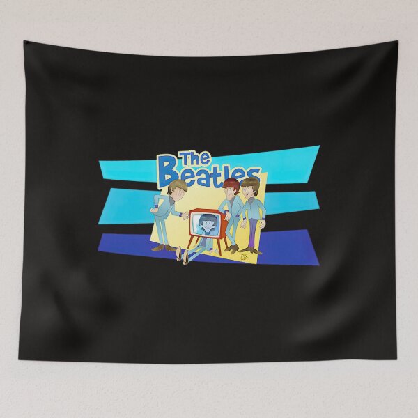Item preview, Arte de dibujos animados de los Beatles Groovy designed and sold by JamesMcgee7.