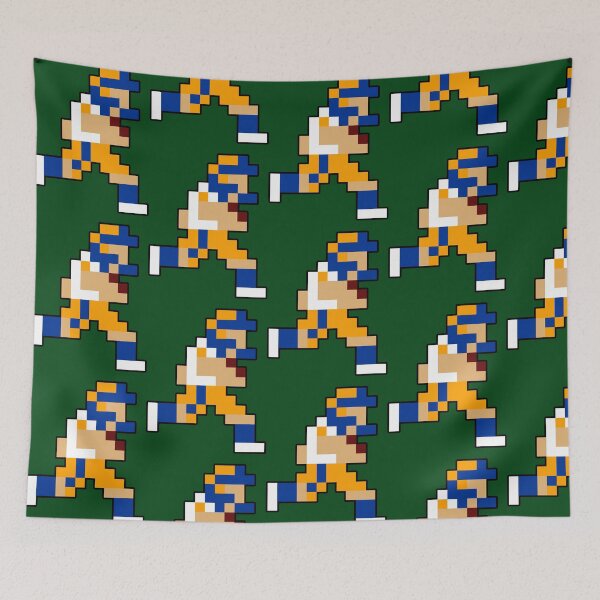 Item preview, 8-Bit Los Angeles Retro Pixel Football Player Oversized  designed and sold by HouseHeroArt.