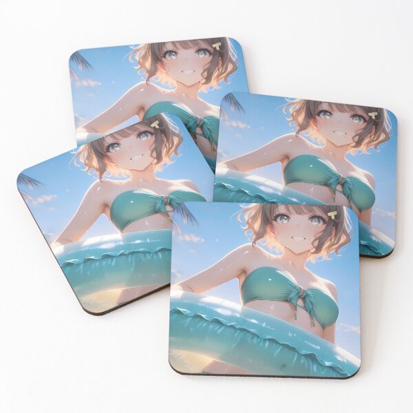 Item preview, Tomoe Koga Bunny Girl Senpai Anime Girl Summer Swim designed and sold by 108Recordings.
