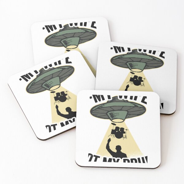 Item preview, Funny Ufo Drums Abduction Drummer Drum Set Gift Funny designed and sold by gufonikepplec.