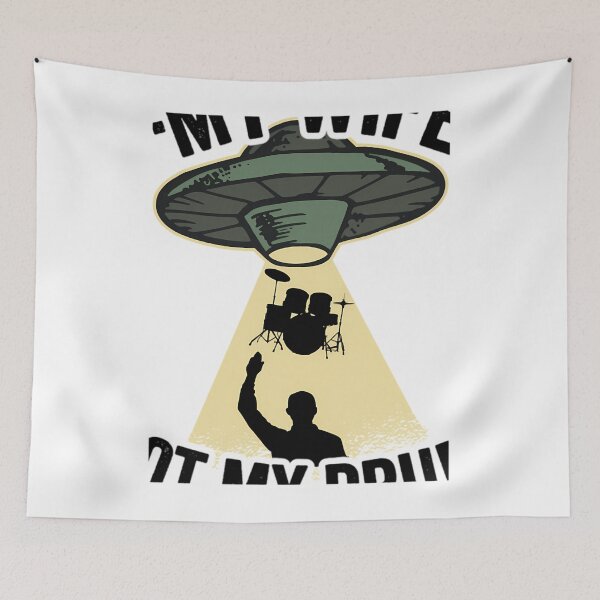 Item preview, Funny Ufo Drums Abduction Drummer Drum Set Gift Funny designed and sold by gufonikepplec.