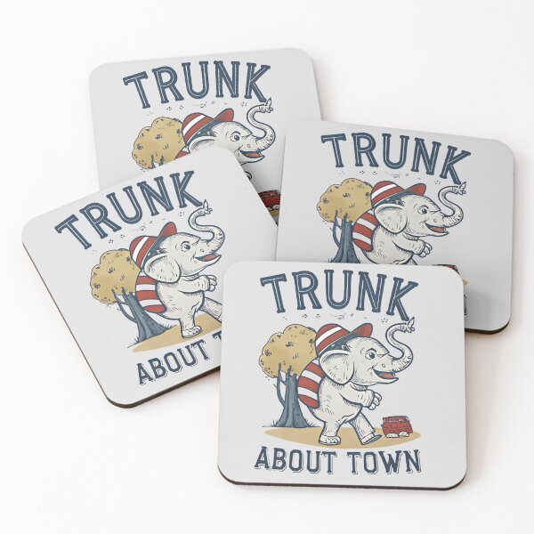 Item preview, Trunk About Town: Vintage Elephant in Fancy Attire designed and sold by Artiviose.