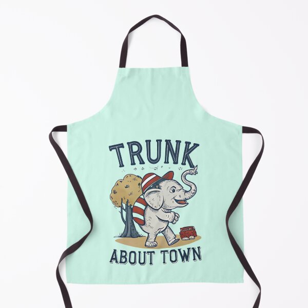 Item preview, Trunk About Town: Vintage Elephant in Fancy Attire designed and sold by Artiviose.