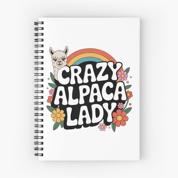Item preview, Crazy Alpaca Lady designed and sold by graphic-genie.