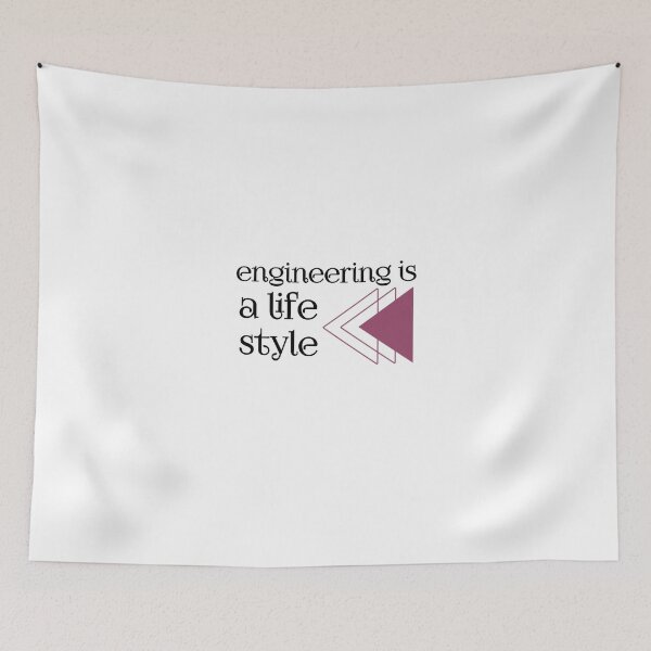 Item preview, Engineering Is a Lifestyle designed and sold by Roova-art.