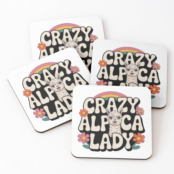 Item preview, Crazy Alpaca Lady designed and sold by graphic-genie.