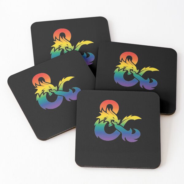 Item preview, Dungeons  Dragons Gay Pride Logo designed and sold by AnettAlbers.