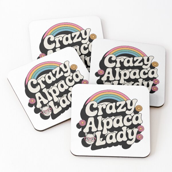 Item preview, Crazy Alpaca Lady designed and sold by graphic-genie.