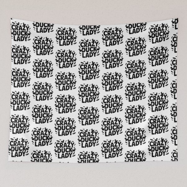 Item preview, Crazy Duck Lady designed and sold by graphic-genie.
