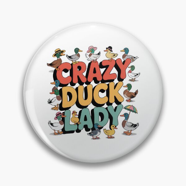 Item preview, Crazy Duck Lady designed and sold by graphic-genie.
